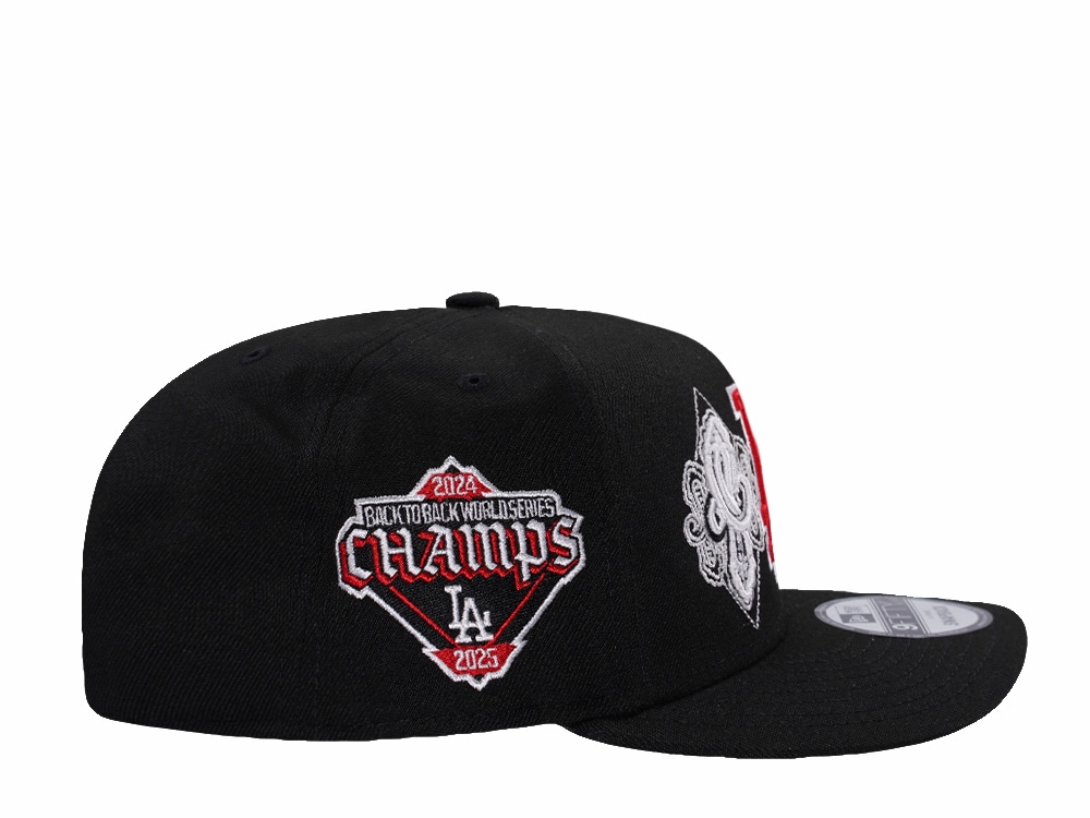 New Era Los Angeles Dodgers World Series Champions 2025 Black Prime Edition 9Fifty A Frame Snapback Casquette
