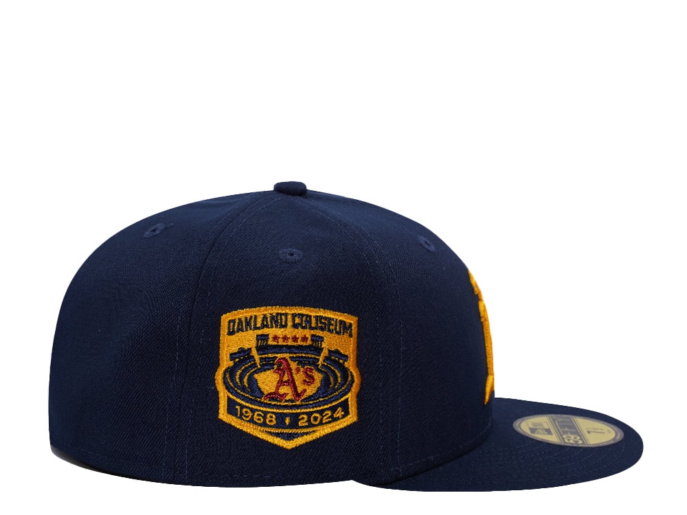 New Era Oakland Athletics Oakland Coliseum Ocean Blue Prime Edition 59Fifty Fitted Casquette