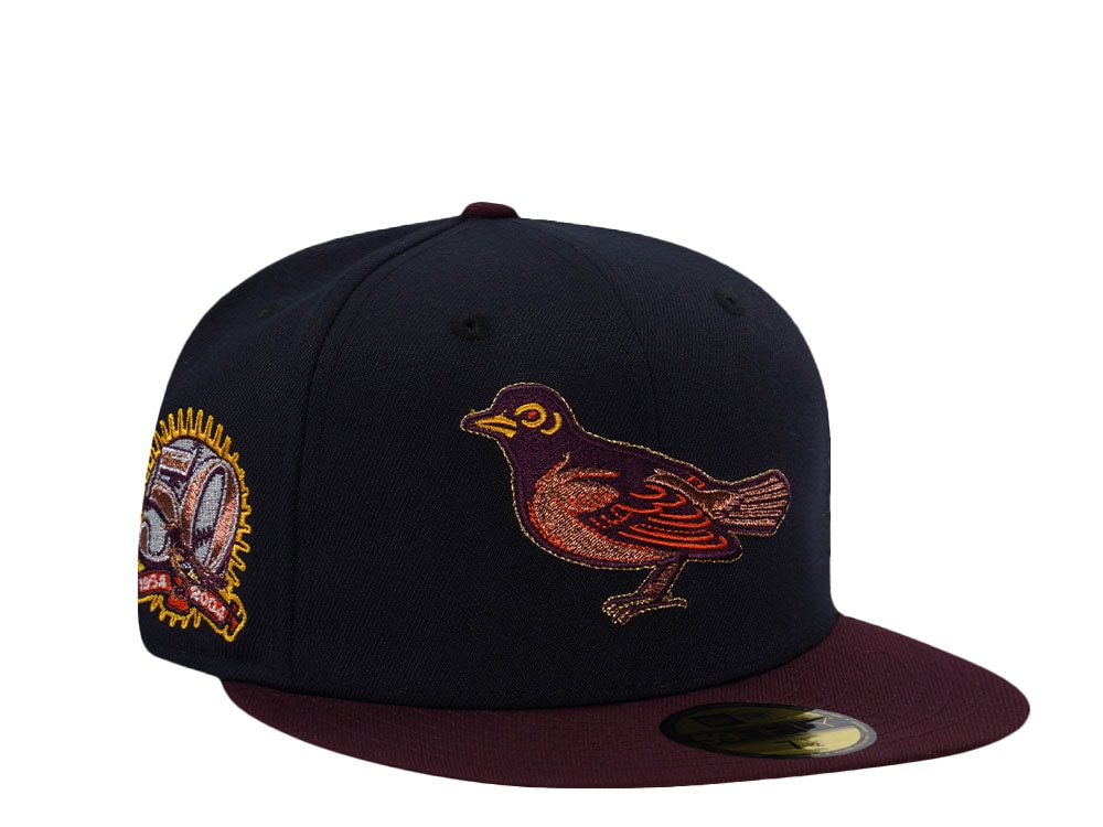 New Era Baltimore Orioles 50th Anniversary Navy Two Tone Edition 59Fifty Fitted Casquette
