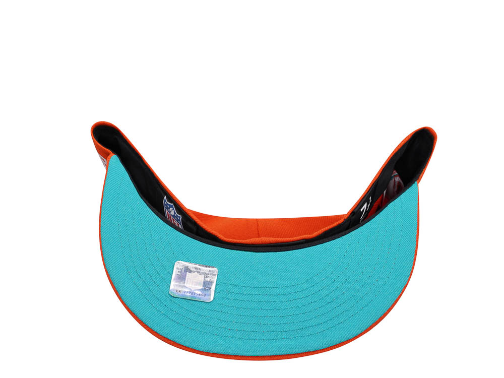 New Era Miami Dolphins 40th Anniversary Orange Edition 59Fifty Fitted Casquette
