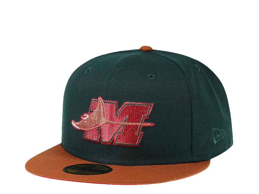 New Era South West Michigan Devil Rays Red Metallic Two Tone Edition 59Fifty Fitted Casquette