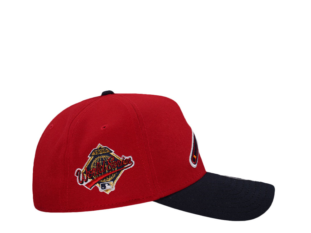 New Era Atlanta Braves World Series 1995 Tomahawk Two Tone Edition 9Forty A Frame Snapback Casquette