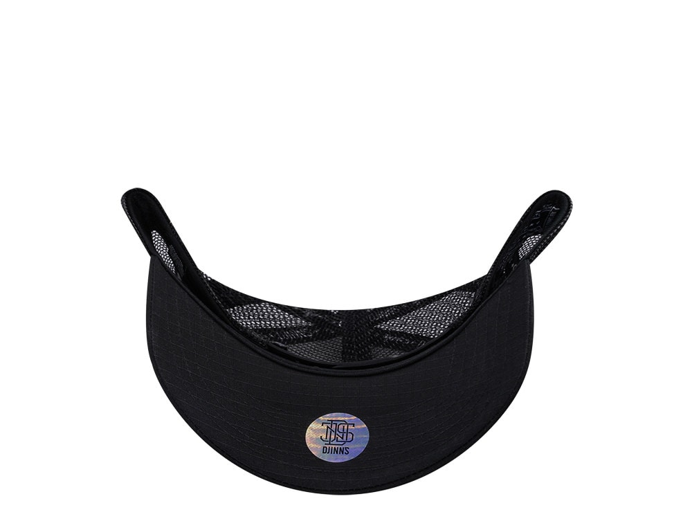 Djinns M-Ribstop Black Trucker Snapback Casquette