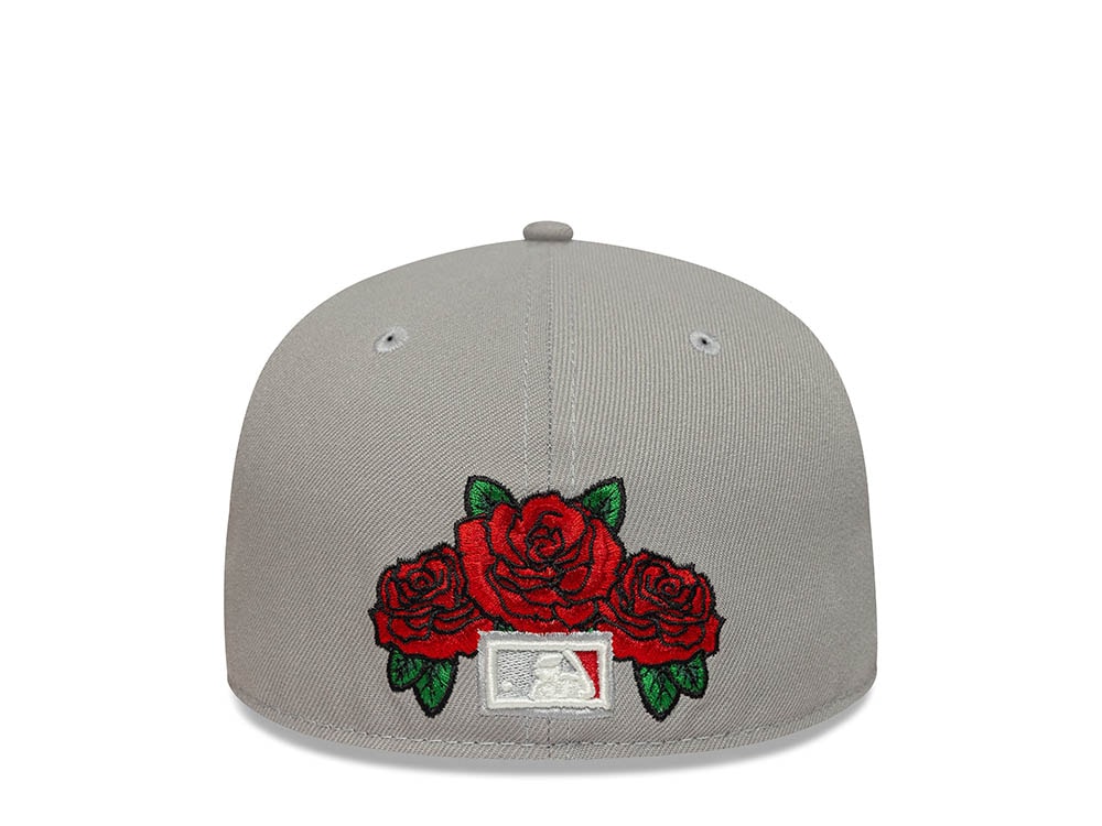 New Era Los Angeles Dodgers World Championship 1955 Floral Gray Prime Edition 59Fifty Fitted Casquette