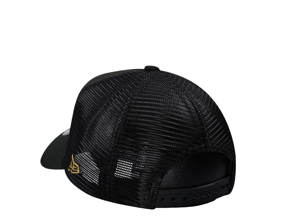 New Era Los Angeles Lakers Black Gold Classic Trucker Edition A Frame 9Forty Casquette