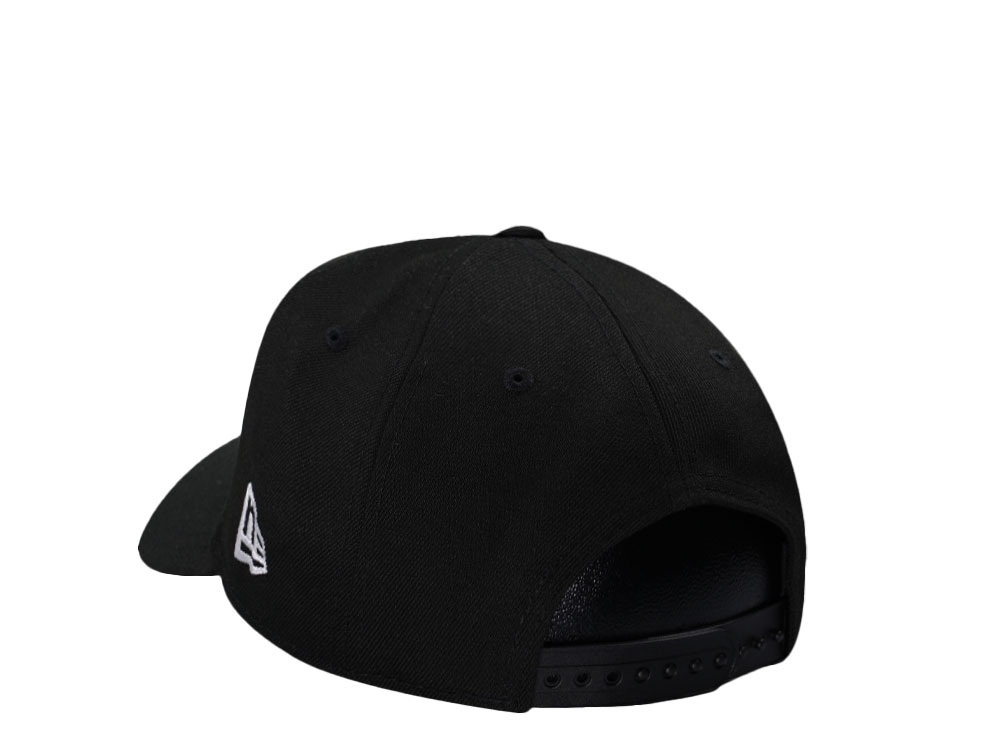 New Era Las Vegas Raiders 50th Anniversary Black Script Edition 9Forty A Frame Snapback Casquette