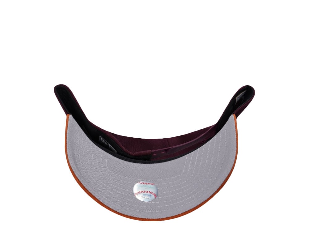 New Era Seattle Mariners All Star Game 2001 Maroon Rust Two Tone Edition 9Forty A Frame Snapback Casquette