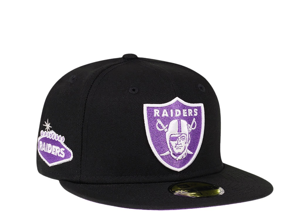 New Era Las Vegas Raiders Black Purple Edition 59Fifty Fitted Casquette