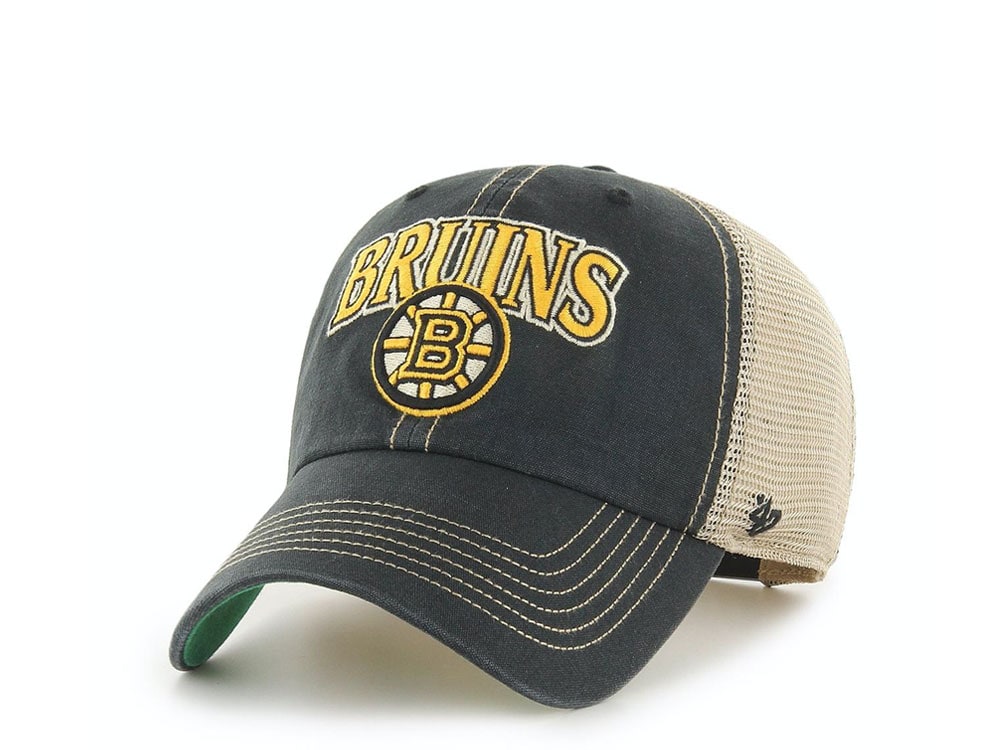 47Brand Boston Bruins Tuscaloosa Clean Up Trucker Snapback Casquette