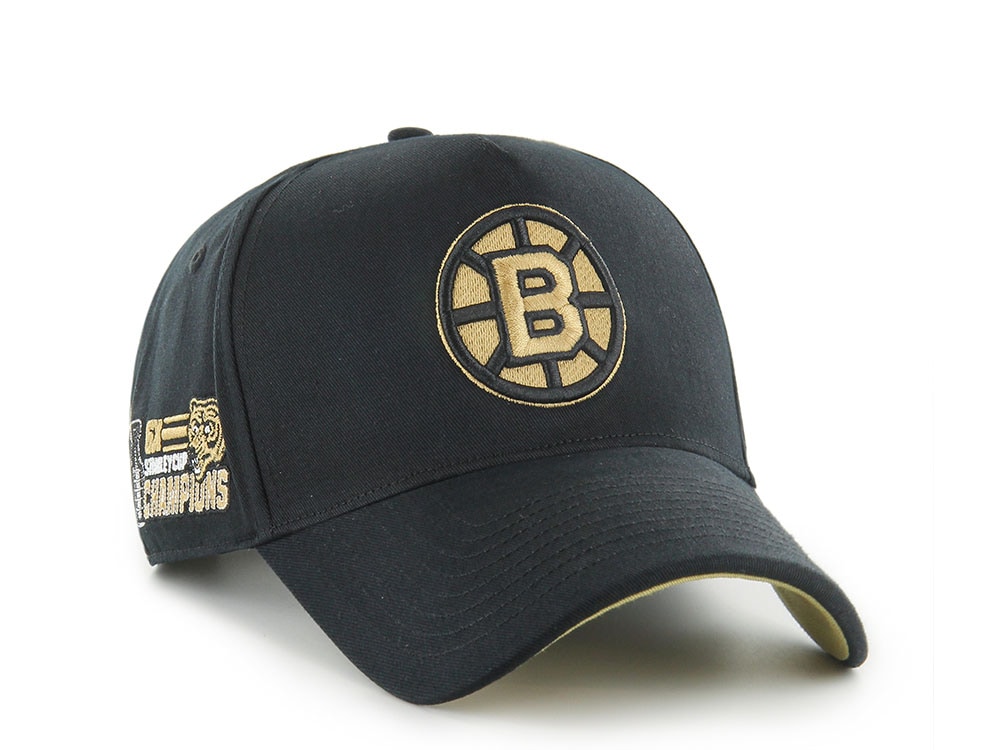 47Brand Boston Bruins Stanley Black Sure Shot Edition MVP Snapback Casquette