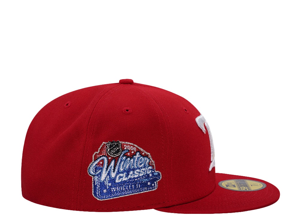 New Era Detroit Red Wings Winter Classic 2009 Scarlet Prime Edition 59Fifty Fitted Casquette