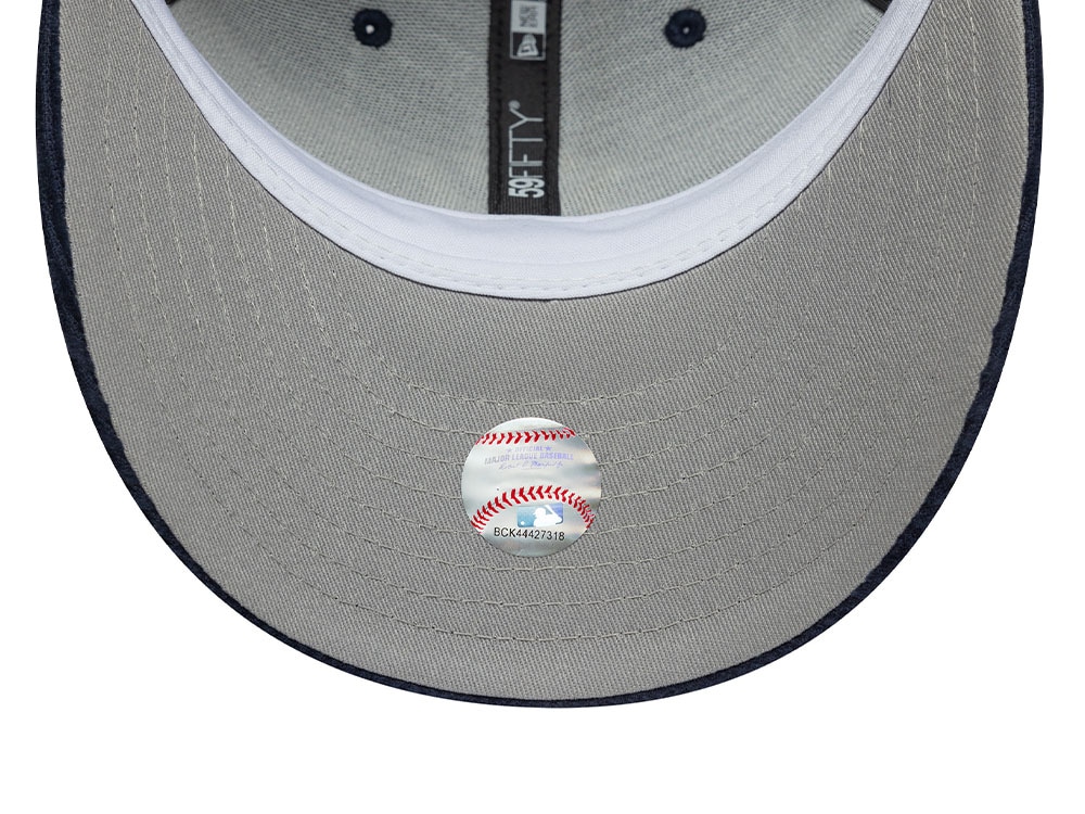 New Era New York Yankees Corduroy Navy Prime Dogear Edition 59Fifty Dogear Fitted Casquette