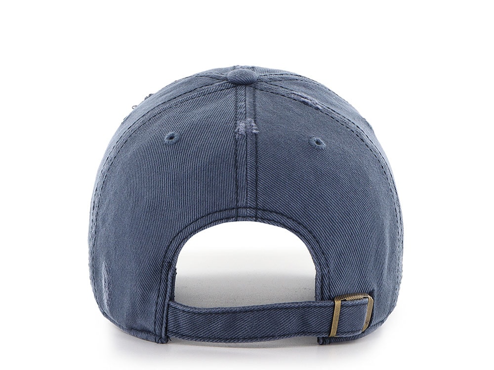 47 Brand Michigan Wolverines Weathered Rusted Navy Clean Up Strapback Casquette