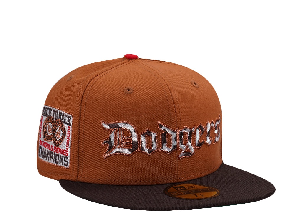 New Era Los Angeles Dodgers World Series 2025 Brown Two Tone Edition 59Fifty Fitted Casquette