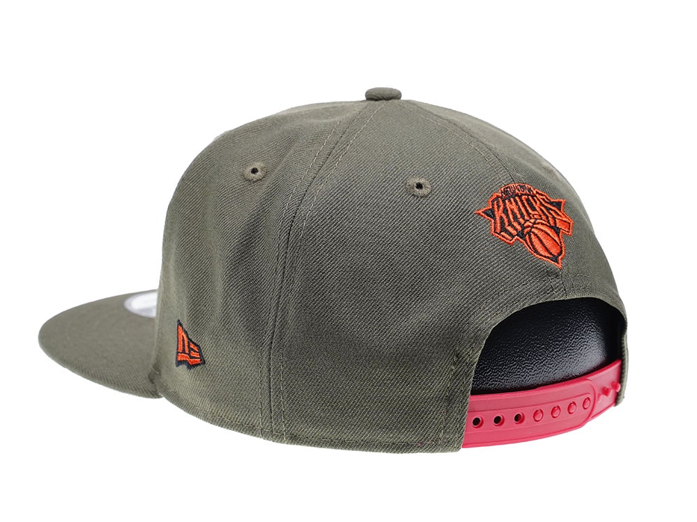 New Era New York Knicks Green x Orange Edition 9Fifty Snapback Casquette