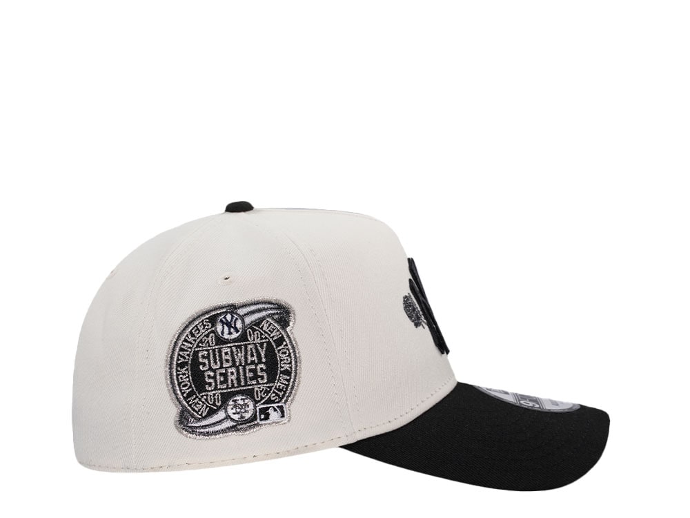 New Era New York Yankees Subway Series 2000 Chrome Two Tone 9Forty A Frame Snapback Casquette