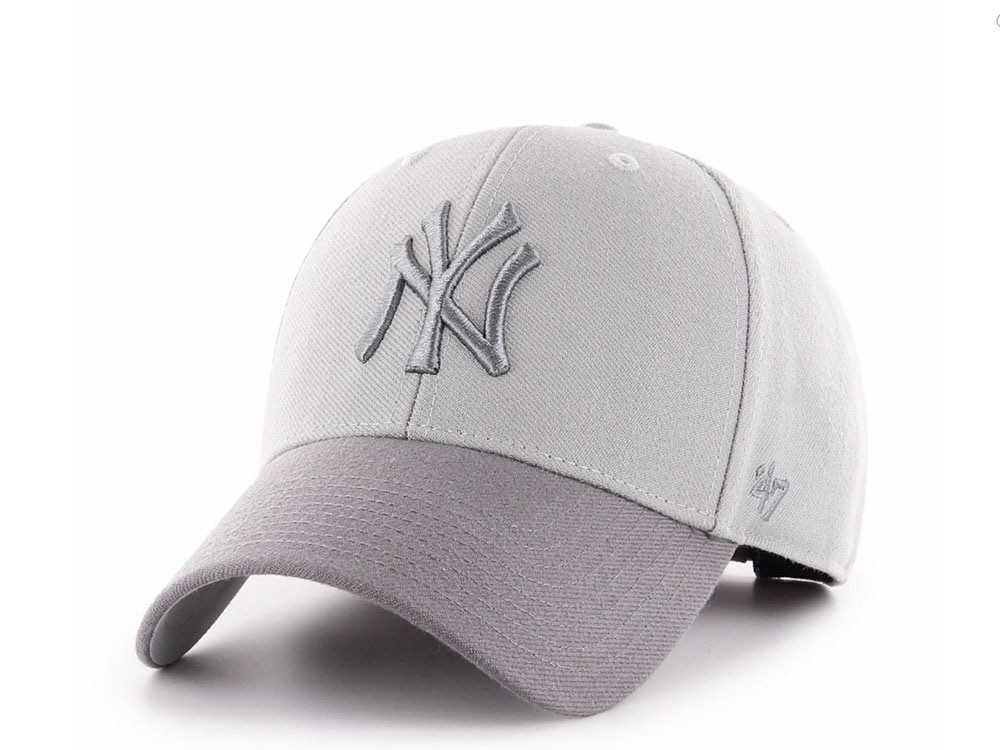 47Brand New York Yankees Steel Grey Classic Snapback Casquette