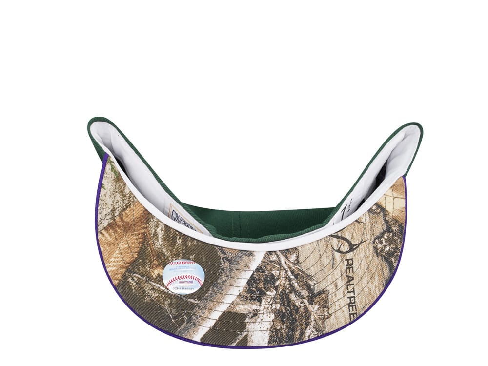 New Era Colorado Rockies Coors Field 1995 Purple Realtree Two Tone Edition 59Fifty Fitted Casquette