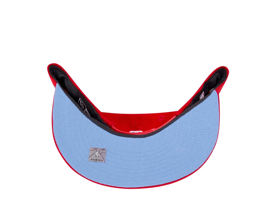 New Era Miami Heat Red Sky Blue Edition 9Fifty Snapback Casquette