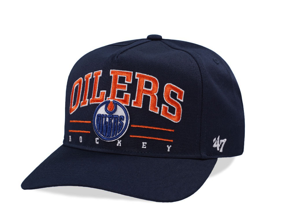 47Brand Edmonton Oilers Navy Hitch Edition Snapback Casquette