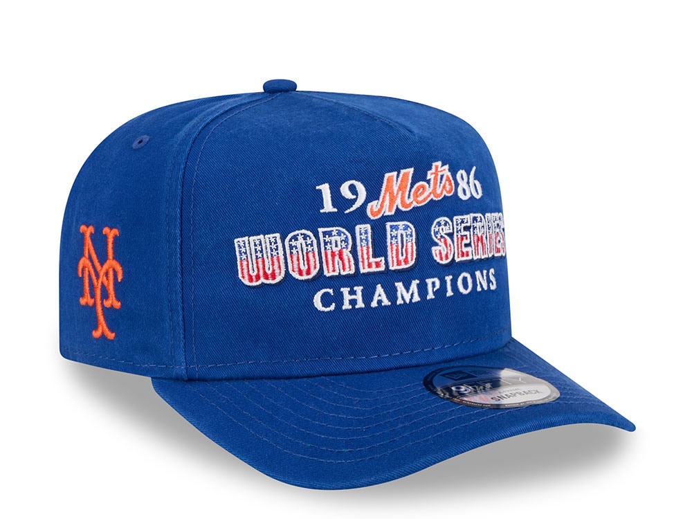 New Era New York Mets World Series Champions 1986 Historic Blue Edition 9Fifty A Frame Snapback Casquette