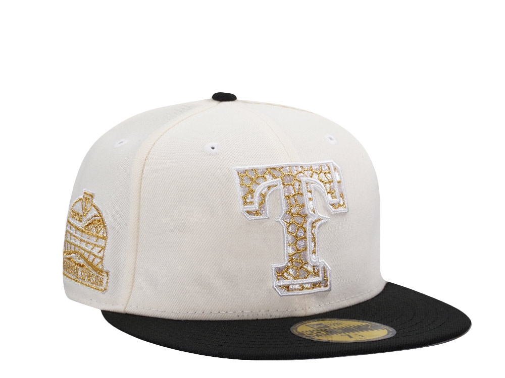 New Era Texas Rangers Inaugural Season Chrome Two Tone Edition 59Fifty Fitted Casquette