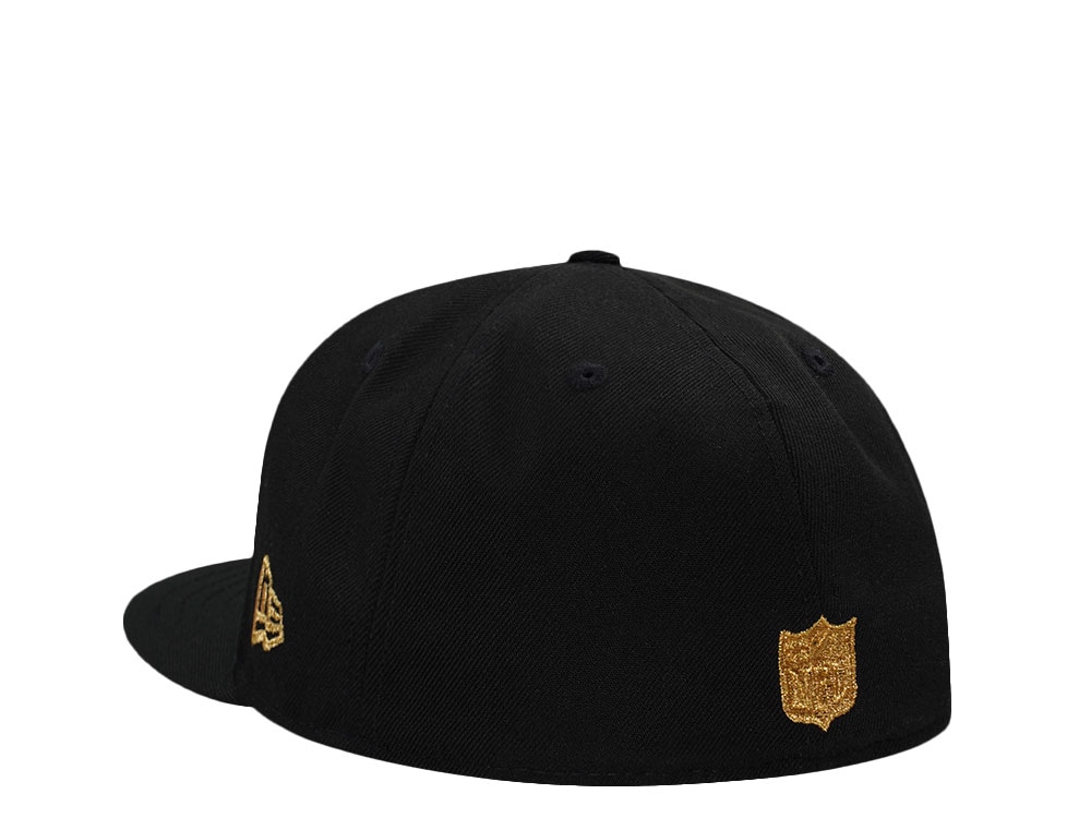 New Era Tampa Bay Buccaneers Super Bowl Champions 2023 Black 24k Edition 59Fifty Fitted Casquette