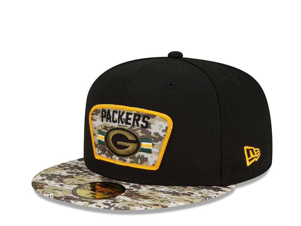 New Era Green Bay Packers Salute to Service 21 59Fifty Fitted Casquette