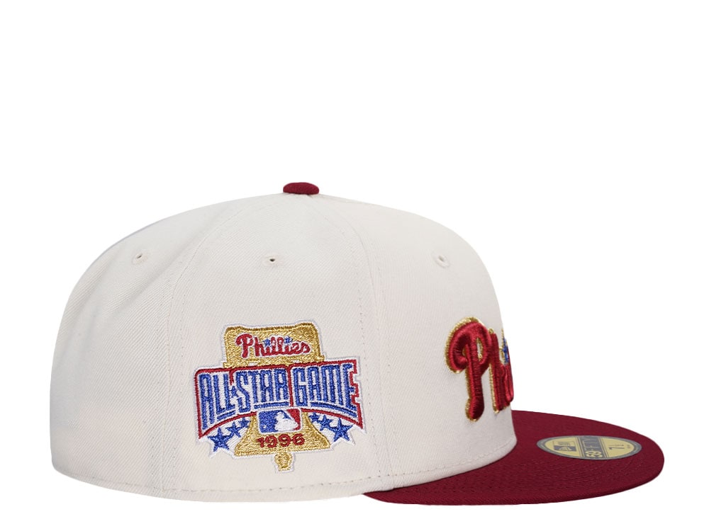 New Era Philadelphia Phillies All Star Game 1996 Chrome Gold Two Tone Edition 59Fifty Fitted Casquette