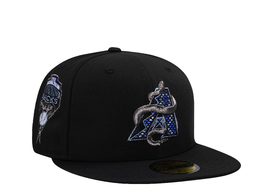 New Era Arizona Diamondbacks Inaugural Season Metallic Black Prime Edition 59Fifty Fitted Casquette