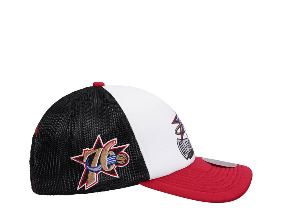 Mitchell & Ness Philadelphia 76ers All Star 2002 Party Time Trucker Snapback Casquette