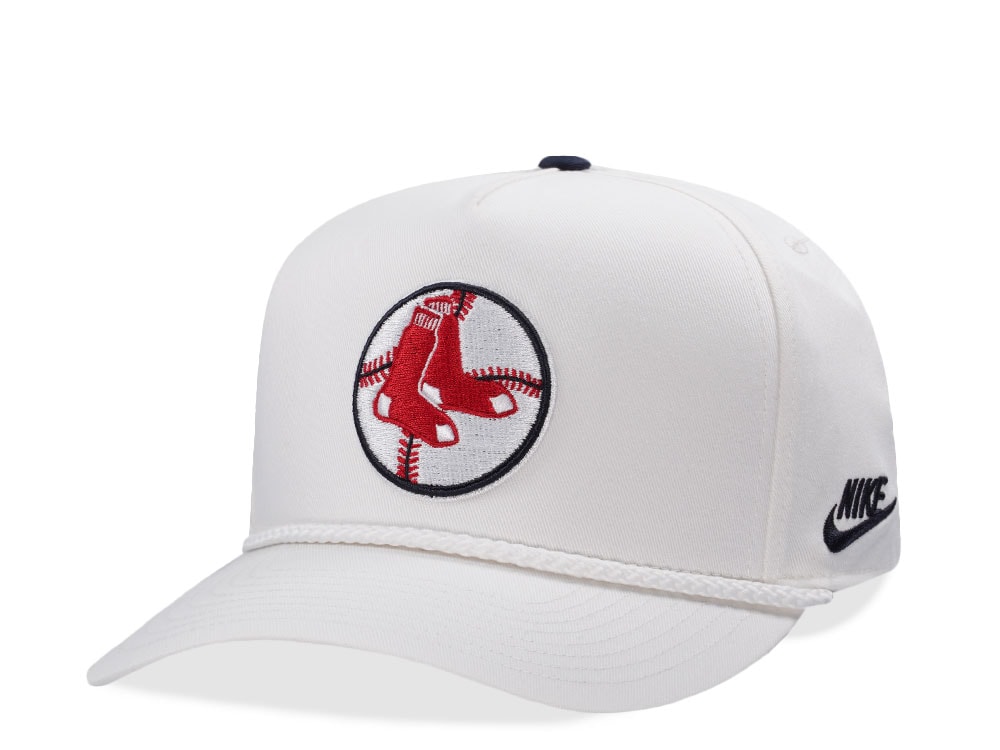 Nike Boston Red Sox 1969 Cooperstown White Edition Snapback Casquette