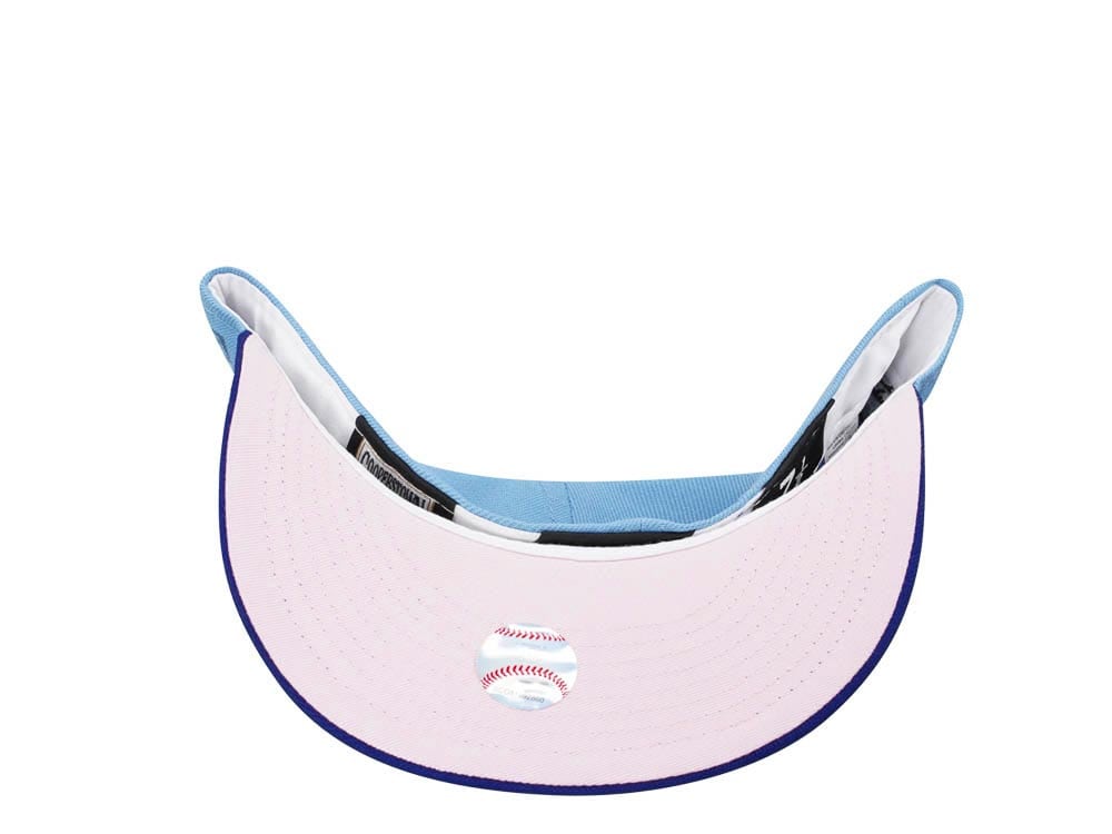 New Era Texas Rangers Inaugural Season 2020 Sky Pink Two Tone Edition 59Fifty Fitted Casquette