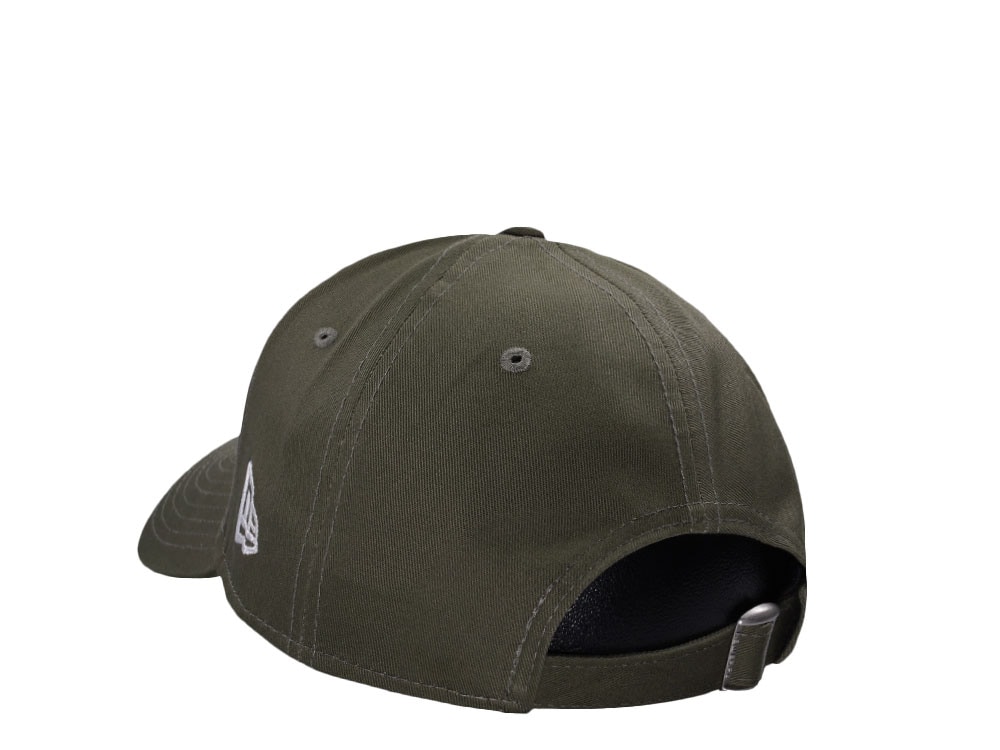 New Era New York Yankees League Essential Olive 9Forty Strapback Casquette