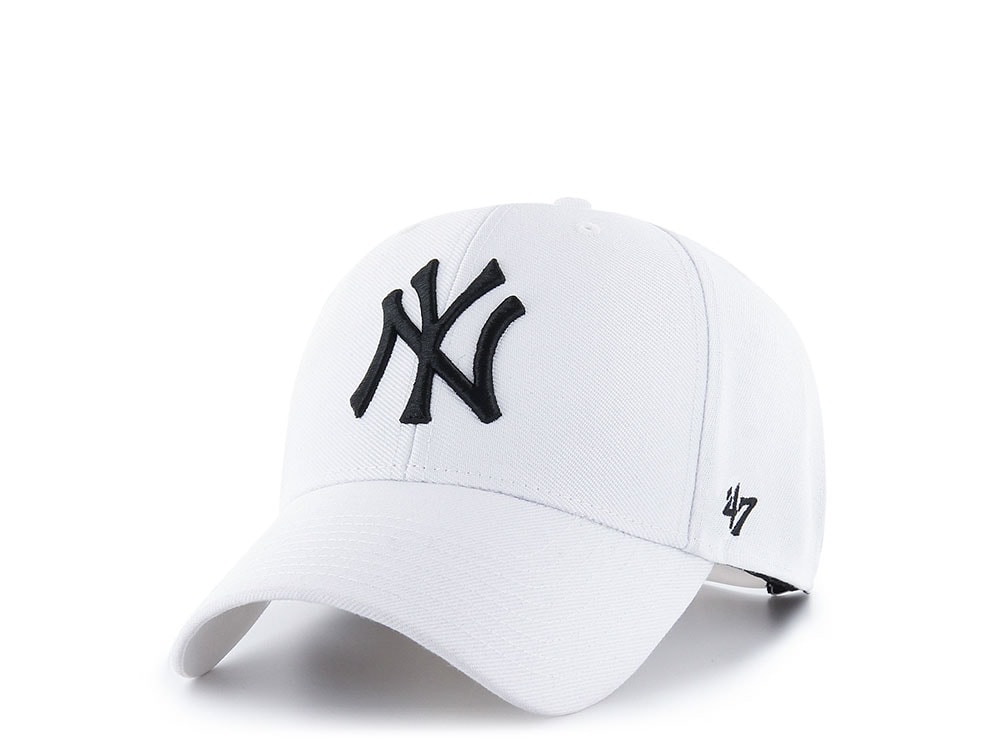 47Brand New York Yankees Classic White Snapback Casquette