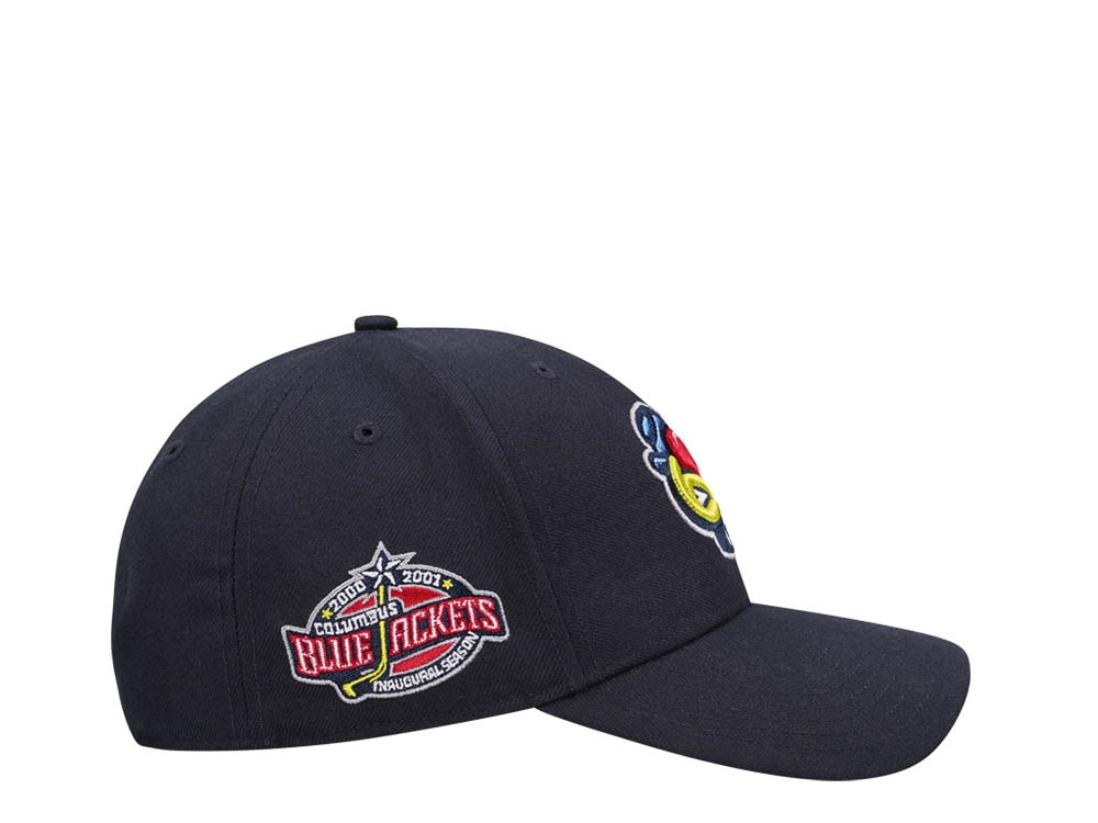 47Brand Columbus Blue Jackets Vintage Navy Sure Shot Snapback Casquette