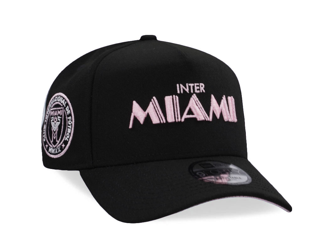 New Era Inter Miami FC Pink Script Prime Edition 9Forty A Frame Snapback Casquette