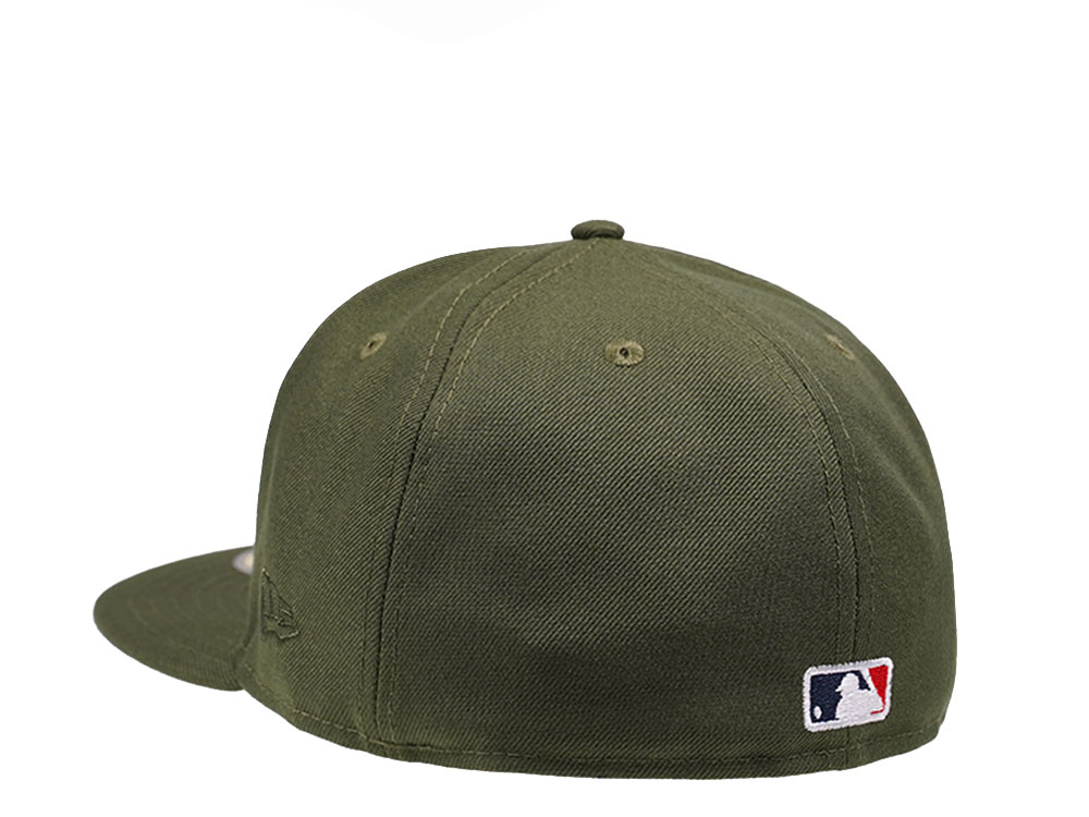 New Era New York Yankees World Series 1996 Rifle Green and Stone Edition 59Fifty Fitted Casquette