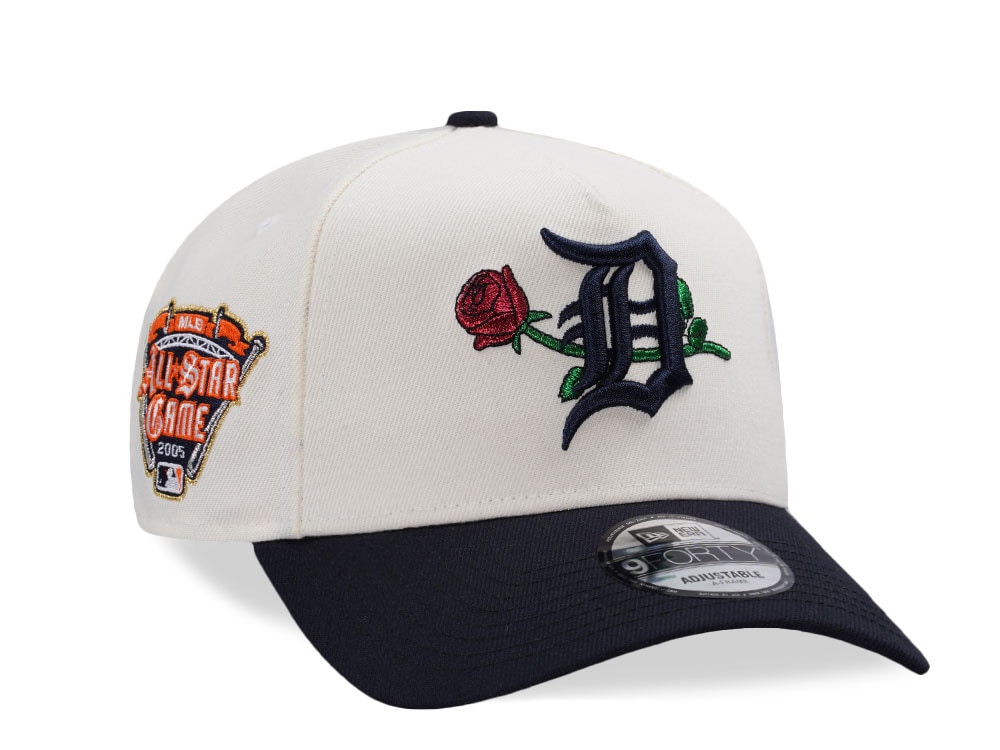 New Era Detroit Tigers All Star Game 2005 Rose Chrome Two Tone Edition 9Forty A Frame Snapback Casquette