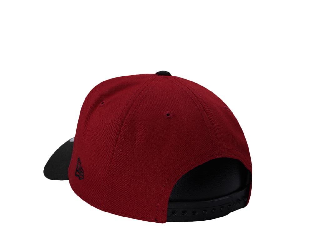 New Era Brooklyn Dodgers Ebbets Field Maroon Two Tone Edition 9Forty A Frame Snapback Casquette