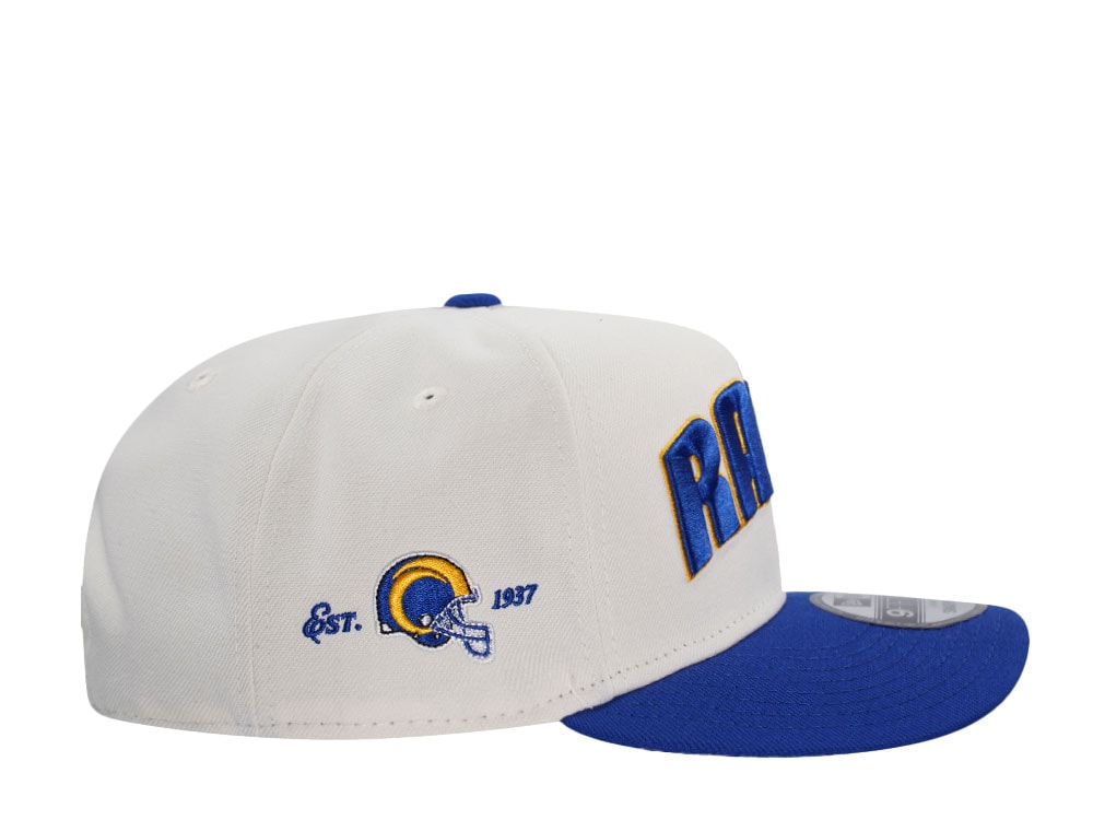 New Era Los Angeles Rams Chrome Two Tone Edition 9Fifty A Frame Snapback Casquette