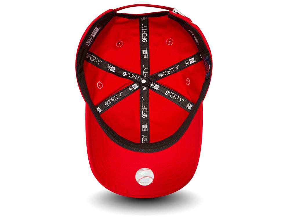 New Era New York Yankees Scarlet Red Flawless 9Forty Strapback Casquette