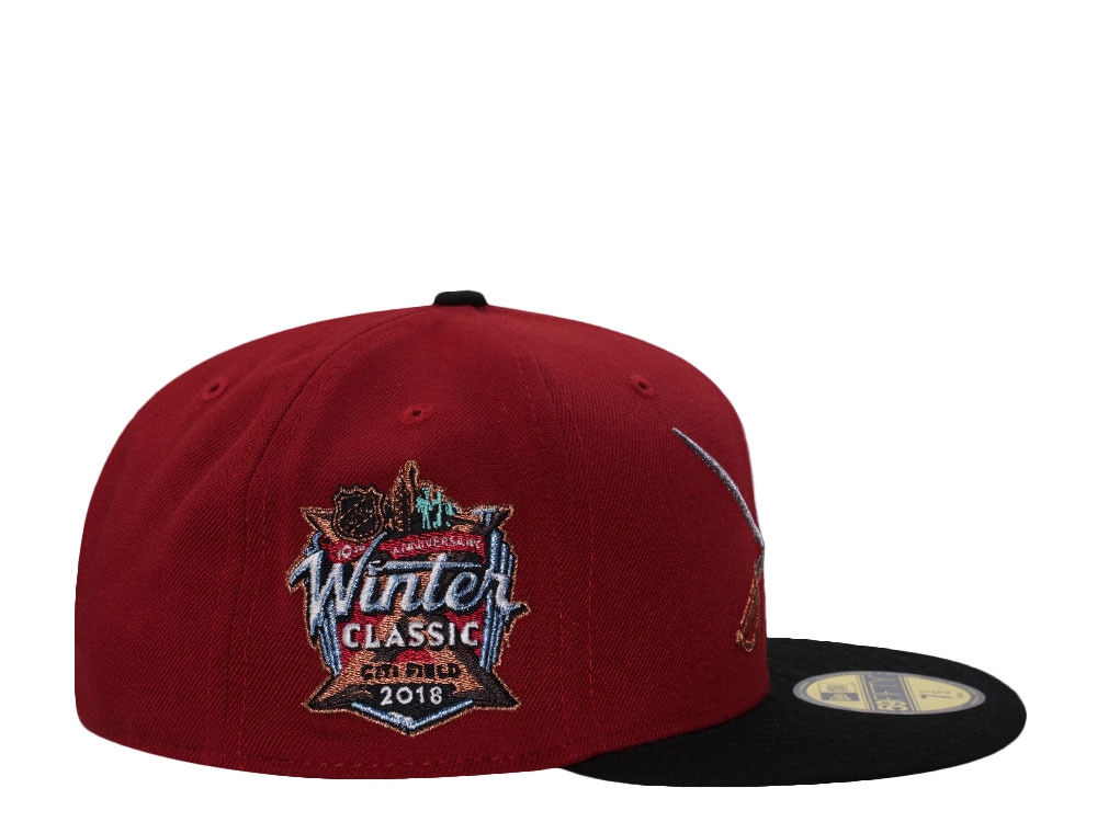 New Era Buffalo Sabres Winter Classic 2018 Scarlet Two Tone Edition 59Fifty Fitted Casquette