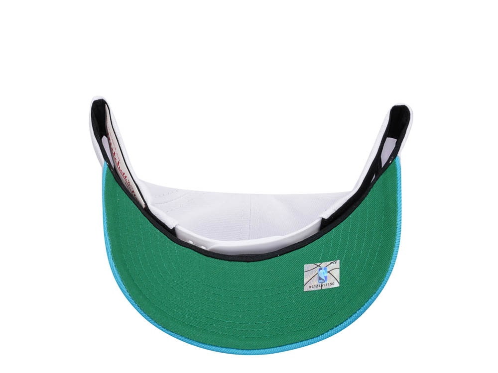 Mitchell & Ness Utah Jazz Team Two Tone 2.0 Pro White Snapback Casquette