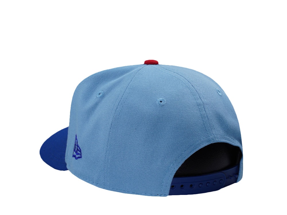 New Era Chicago Cubs Wrigley Field Sky Blue Two Tone Edition 9Fifty A Frame Snapback Casquette