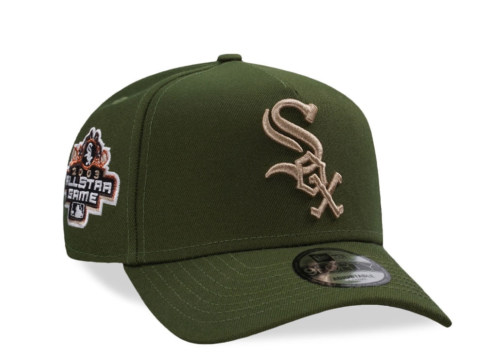 New Era Chicago White Sox All Star Game 2003 Rifle Green Prime Edition 9Forty A Frame Snapback Casquette