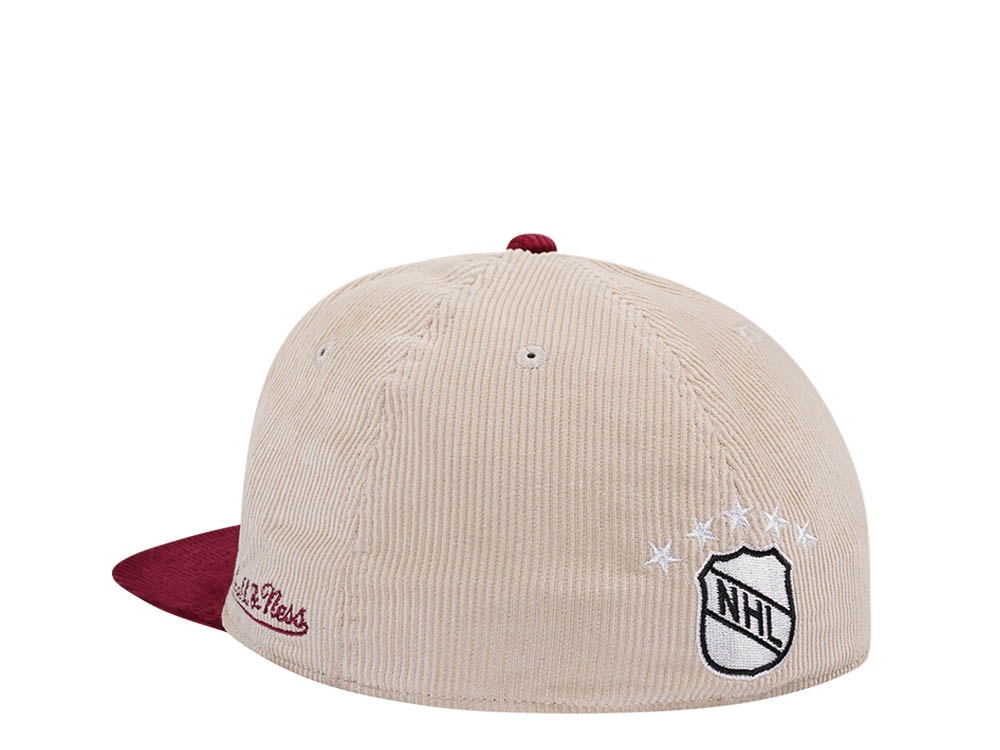 Mitchell & Ness Colorado Avalanche 10 Seasons Two Tone Cord Edition Dynasty Fitted Casquette