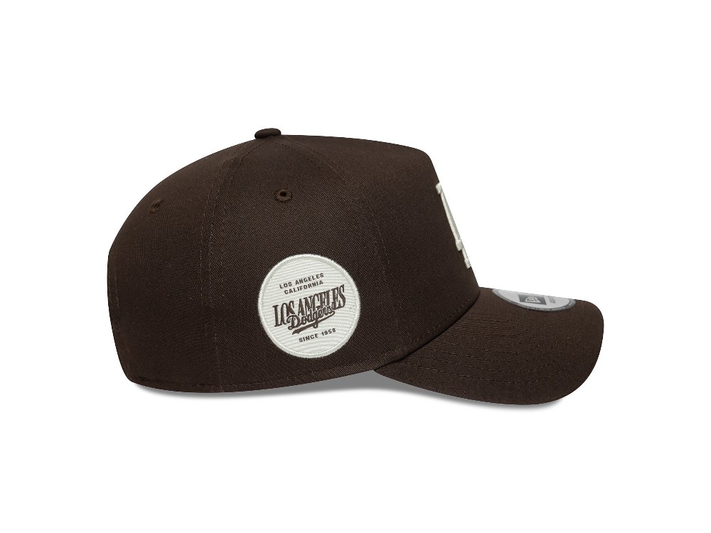New Era Los Angeles Dodgers Side Patch 9Forty A Frame Snapback Casquette