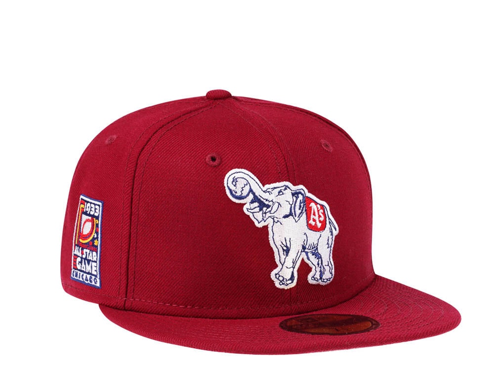 New Era Philadelphia Athletics All Star Game 1933 Cardinal and Pink Edition 59Fifty Fitted Casquette