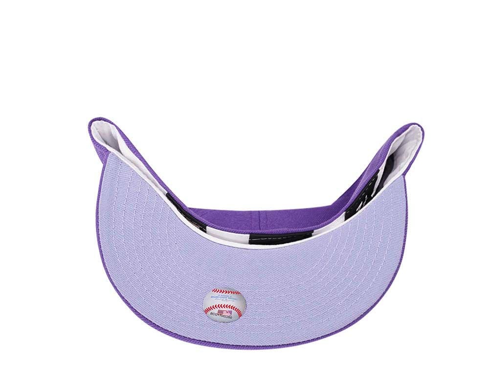 New Era Colorado Rockies 25th Anniversary Purple Infusion Edition 59Fifty Fitted Casquette